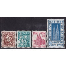 ALEMANIA ESTAMPILLA SEGUNDA GUERRA MUNDIAL OCUPACION INTERALIADA 1948 SERIE COMPLETA NUEVA MINT 15 €